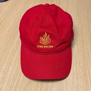 Red Avatar the Last Air Bender Fire Nation Baseball Cap